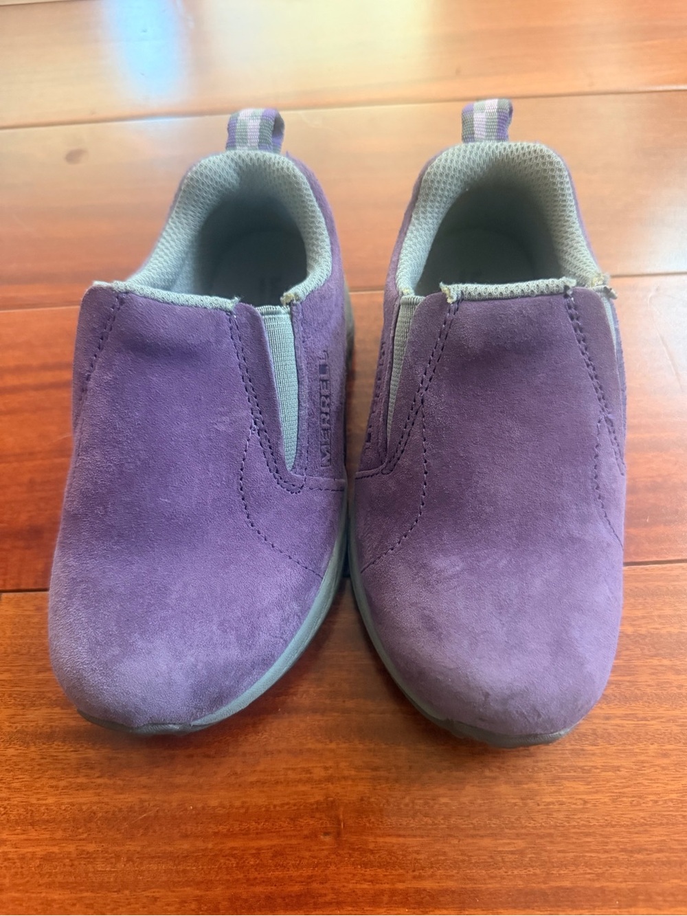 Merrell Kids Slip-On Suede Shoes - Purple